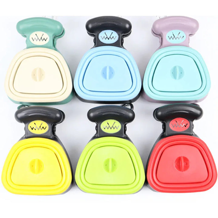 Foldable Pet Waste Scooper with Bags – Hygienic & Effortless Cleaning