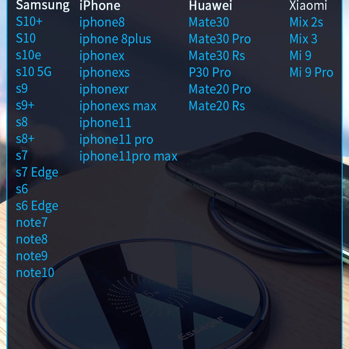 Carregador Ava sem fio