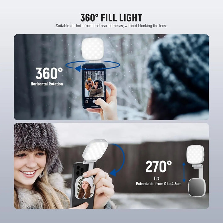 Magnetic Selfie Light for iPhone – Pro-Level Lighting Anywhere