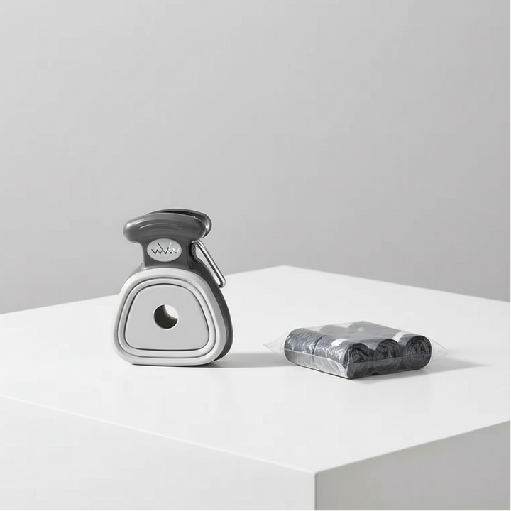 Foldable Pet Waste Scooper with Bags – Hygienic & Effortless Cleaning
