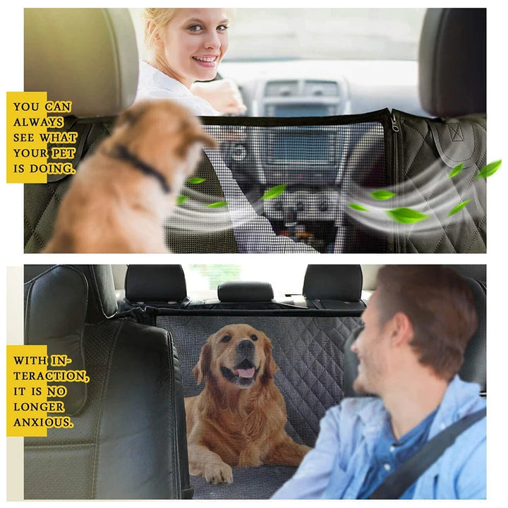 Pet rear seat cover for car