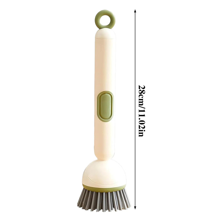 Adjustable Kitchen Cleaning Brush with Soap Dispenser