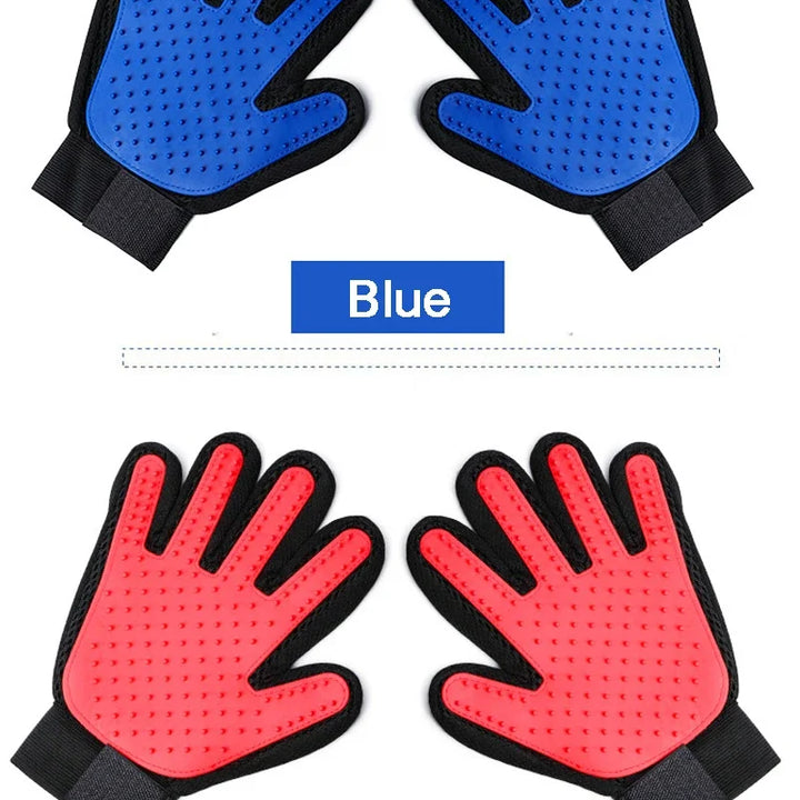 Siliconen handschoen voor het verzorgen van huisdieren